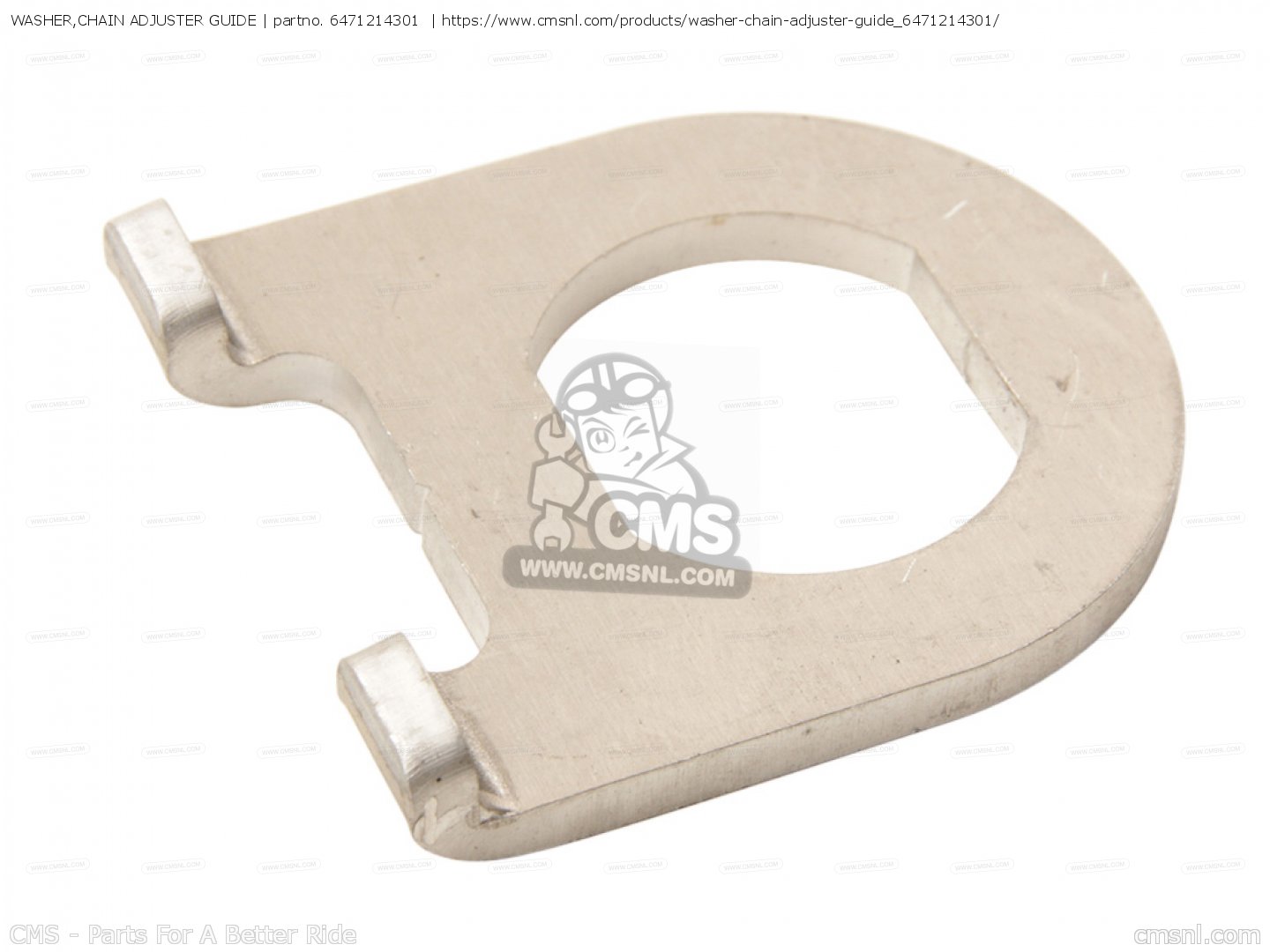 WASHER,CHAIN ADJUSTER GUIDE for RM250 1983 (D) USA (E03) order at CMSNL