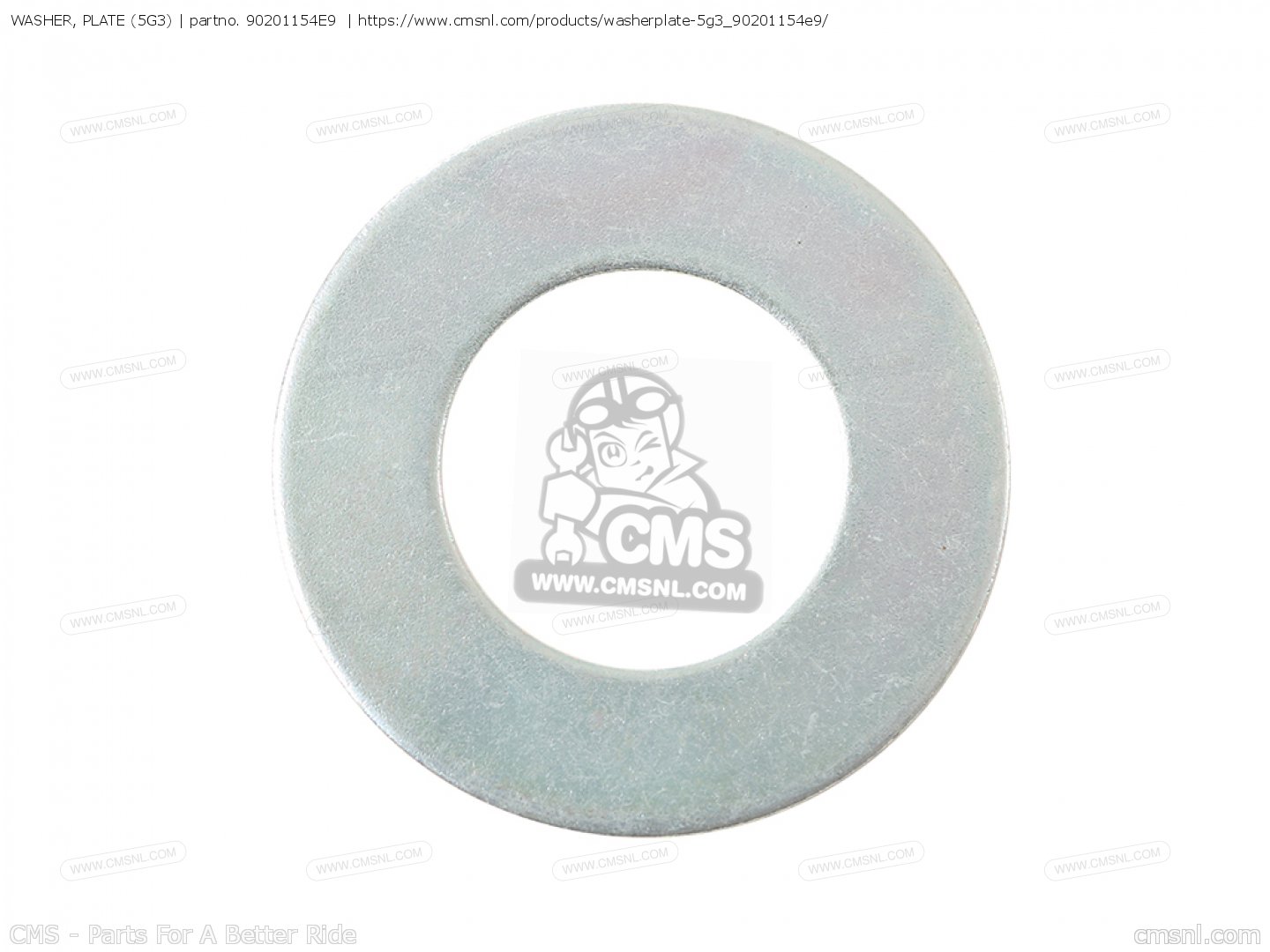 90201154E9 Washer, Plate (5g3) Yamaha buy the 90201154E900 at CMSNL