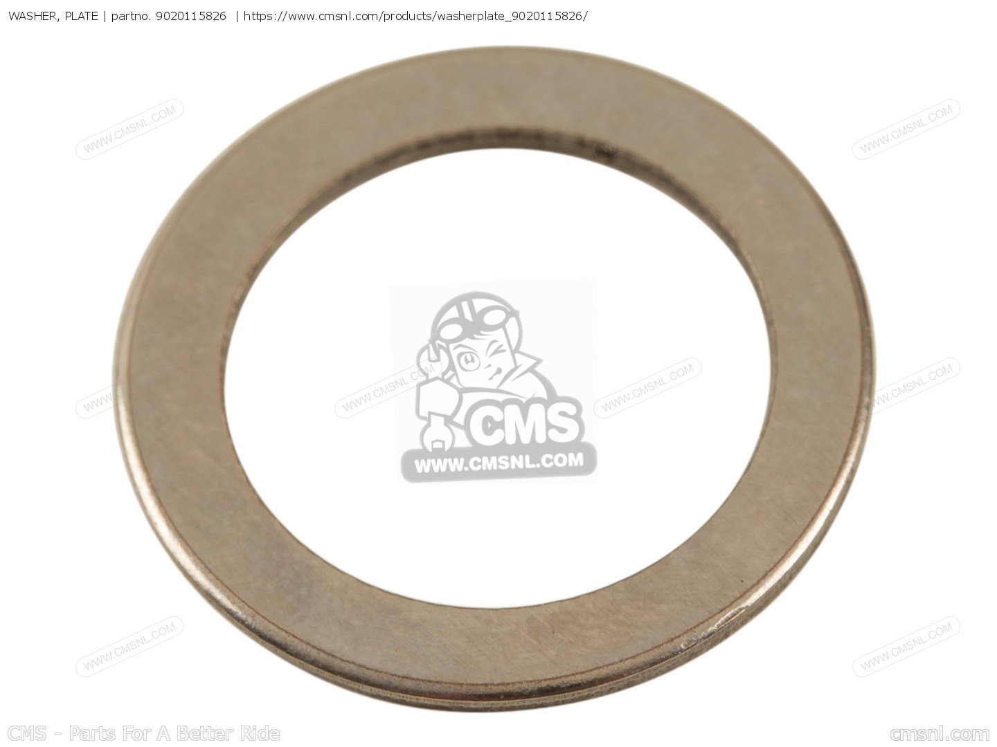 9020115826 Washer, Plate Yamaha buy the 9020115826 at CMSNL