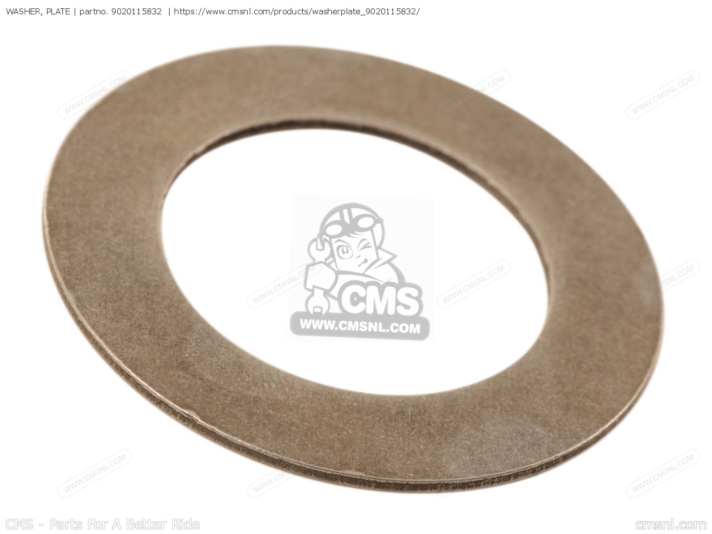 9020115832 Washer, Plate Yamaha buy the 9020115832 at CMSNL