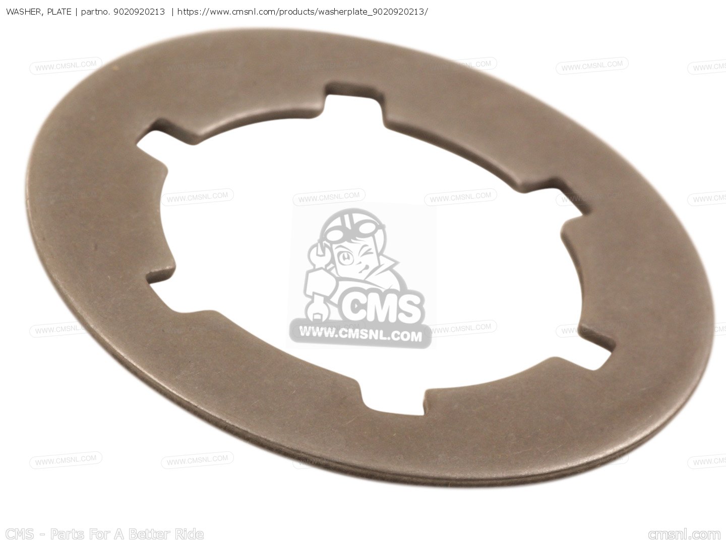 WASHER, PLATE for YZ490 COMPETITION 1987 (H) USA order at CMSNL