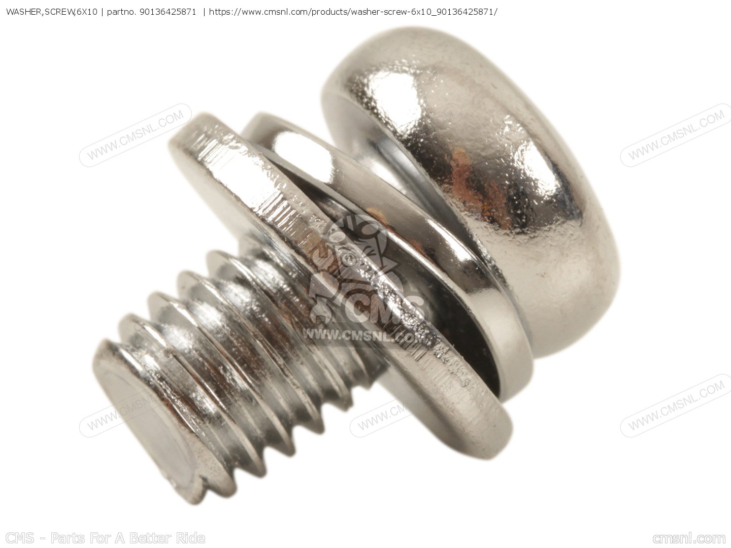 WASHER,SCREW,6X10 for CB750F 750 SUPER SPORT 1980 (A) USA order at CMSNL