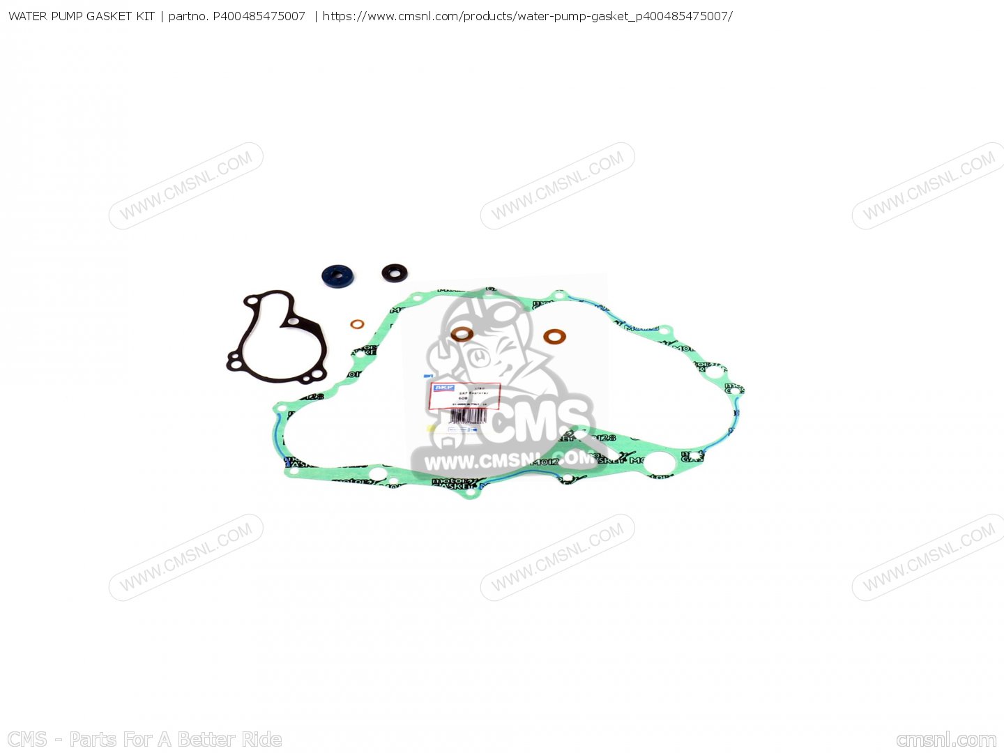 Water Pump Seal Mechanical Seal Impeller & Oil Seal Gasket Bearing Kit Compatible With Polaris Sportsman 500 HO Ranger Magnum Scrambler Big Boss ATP Hawkeye Worker 425 400 450 500 OEM 3084837 3086840 - Foto 11