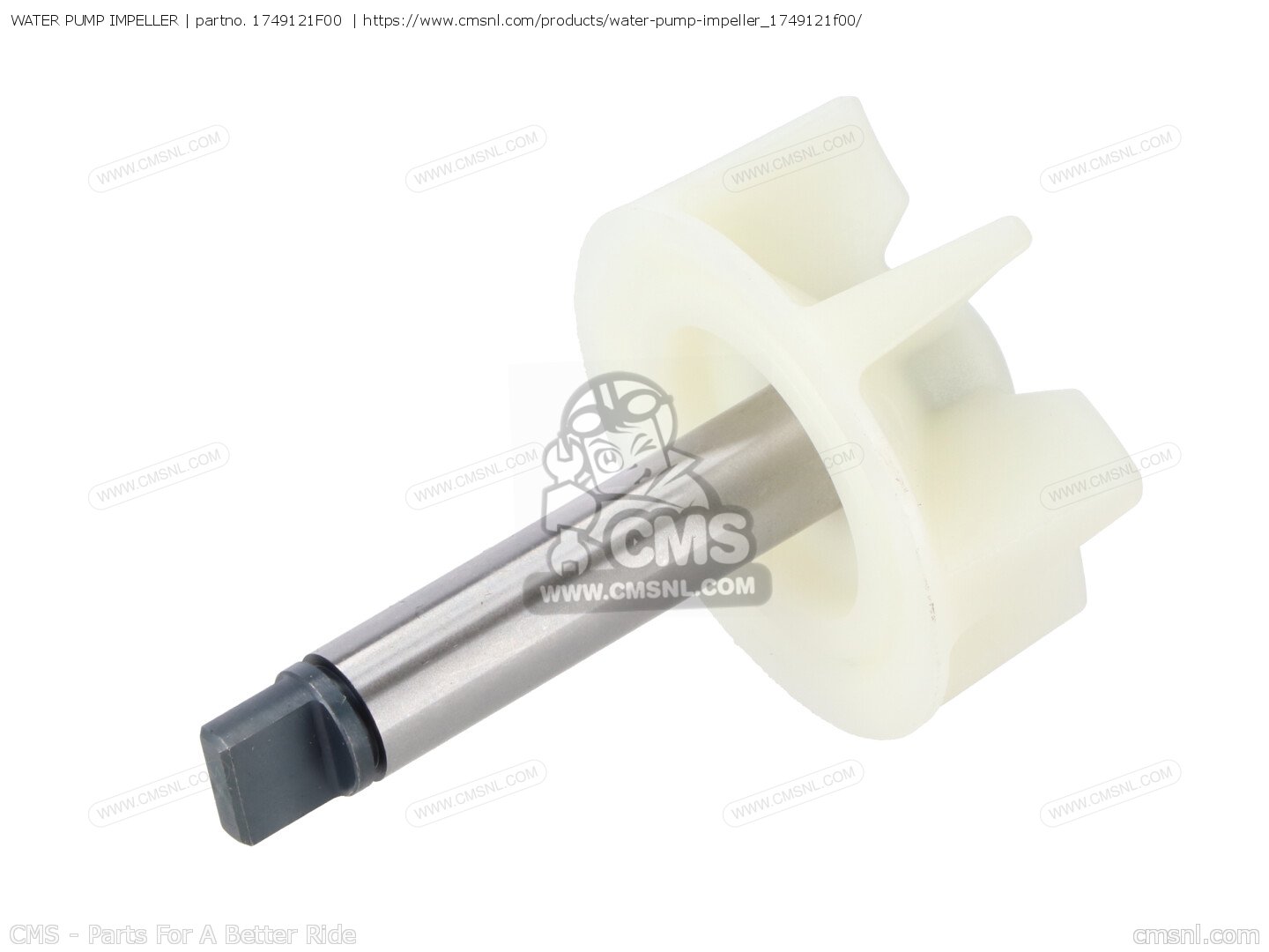 1749121F00: WATER PUMP IMPELLER Suzuki - buy the 17491-21F00 at CMSNL