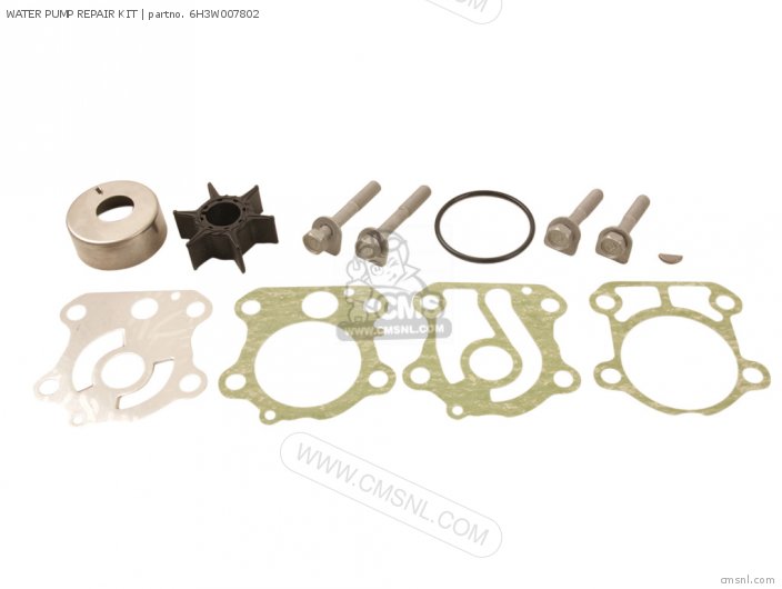 Yamaha WATER PUMP REPAIR KIT 6H3W007802 Yamaha WATER PUMP REPAIR KIT 6H3W007802
