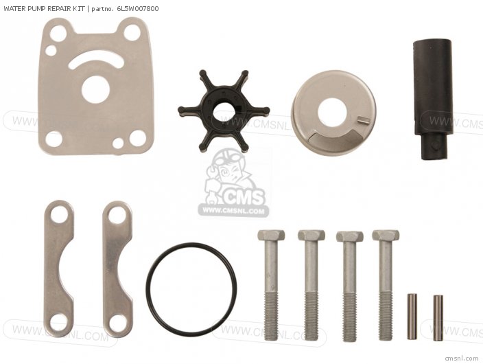 Yamaha WATER PUMP REPAIR KIT 6L5W007800 Yamaha WATER PUMP REPAIR KIT 6L5W007800