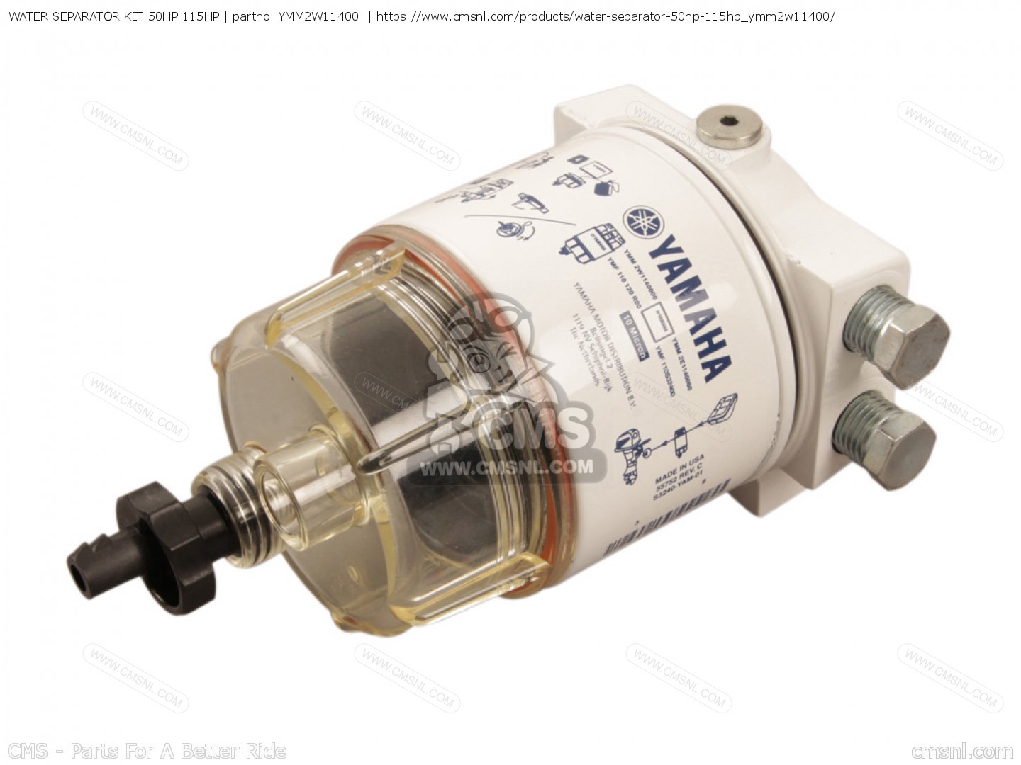 YMM2W11400 Water Separator Kit 50hp 115hp Yamaha buy the YMM2W114
