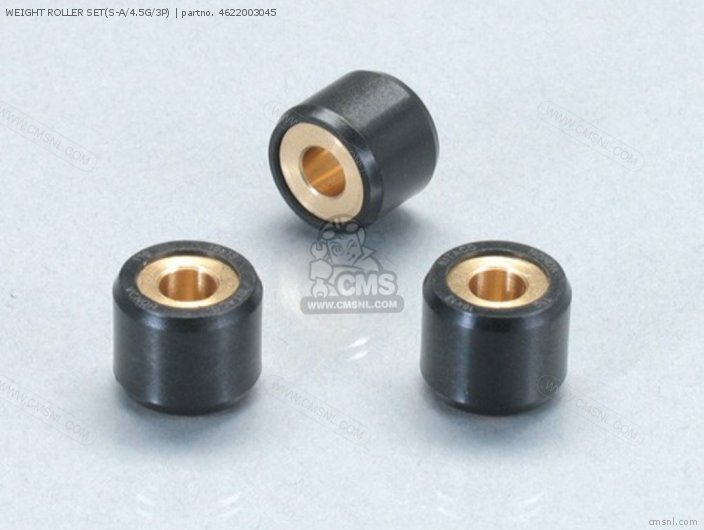 Kitaco WEIGHT ROLLER SET(S-A/4.5G/3P) 4622003045