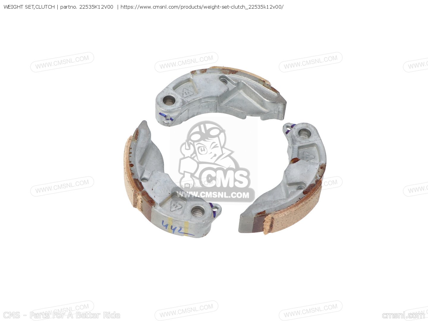 22535K12V00 Weight Set,clutch Honda buy the 22535K12V00 at CMSNL