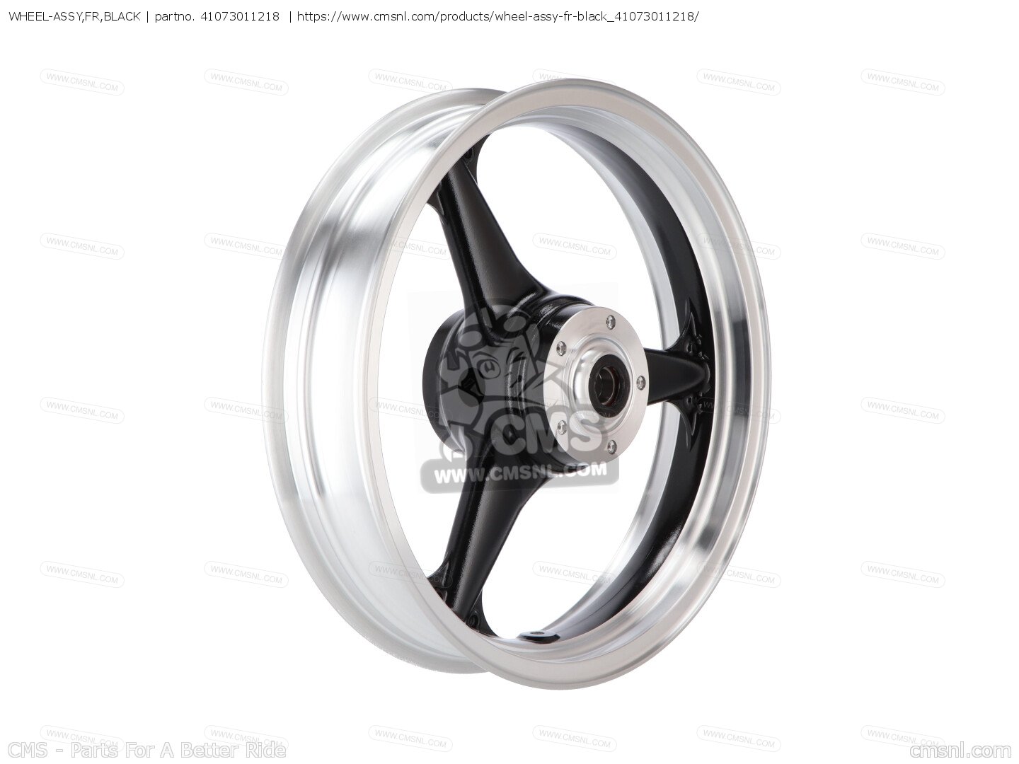 WHEEL-ASSY,FR,BLACK for ZR1000B9F Z1000 2009 EUROPE,MIDDLE WHEEL-ASSY,FR,BLACK for ZR1000B9F Z1000 2009 EUROPE,MIDDLE