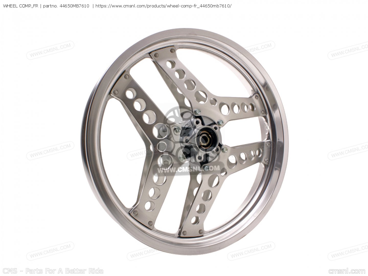 WHEEL COMP.,FR for CX650T TURBO 1983 (D) USA - order at CMSNL