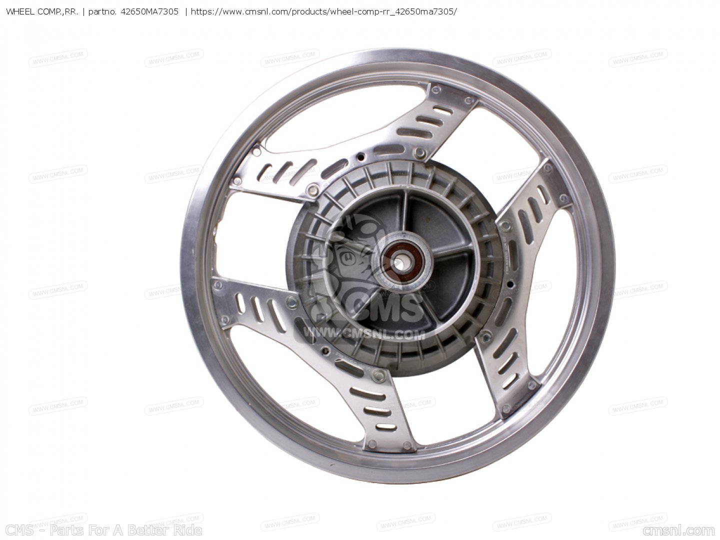 42650MA7305: Wheel Comp.,rr. Honda - buy the 42650-MA7-305 at CMSNL