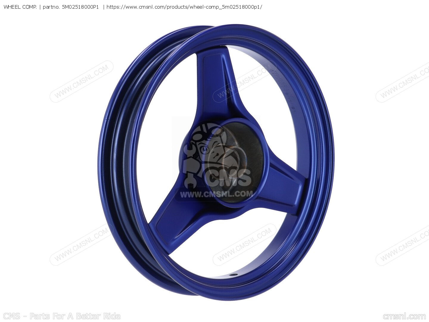 5M02518000P1: WHEEL COMP. Yamaha - buy the 5M0-25180-00-P1 at CMSNL