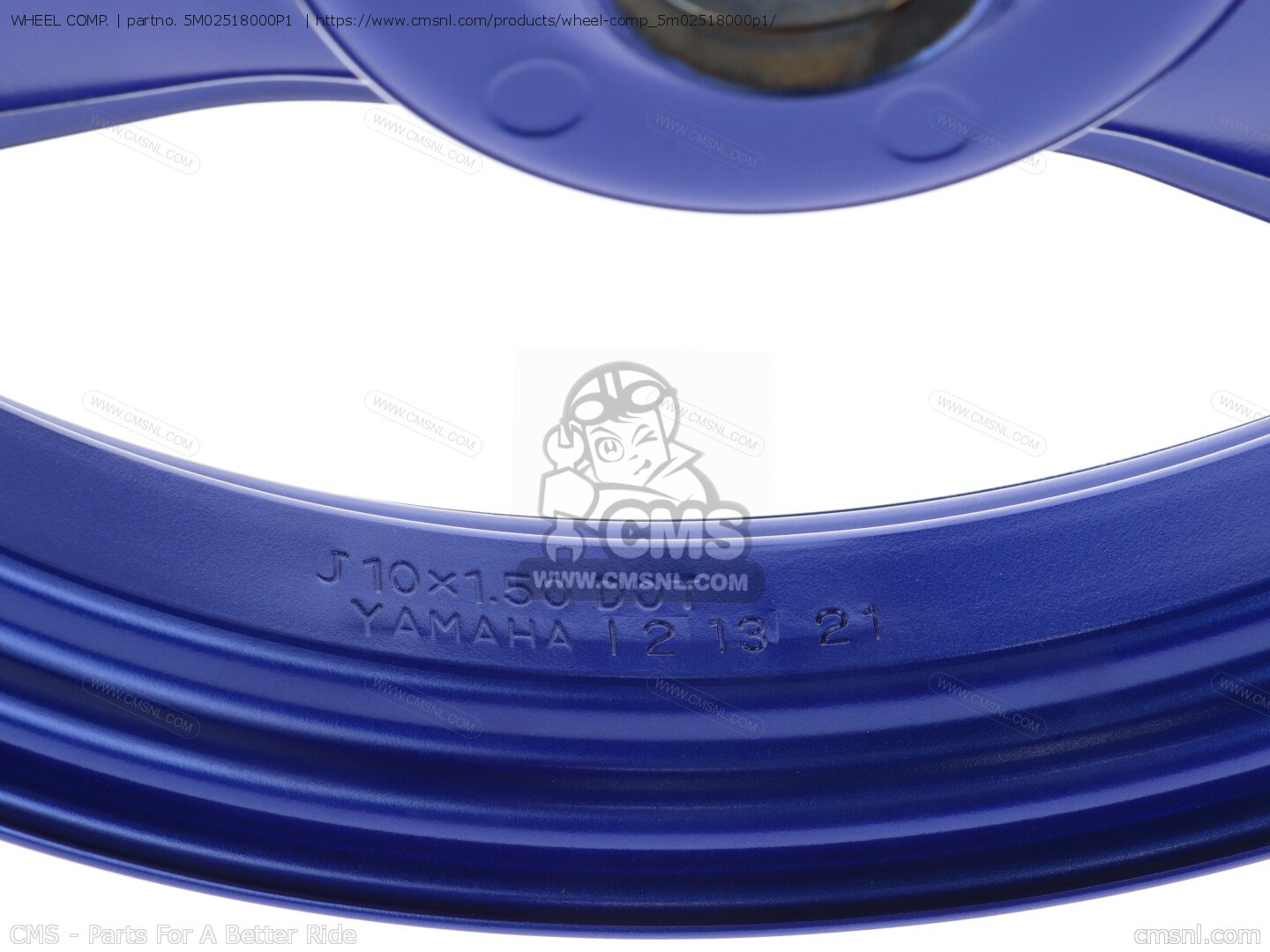 5M02518000P1: WHEEL COMP. Yamaha - buy the 5M0-25180-00-P1 at CMSNL