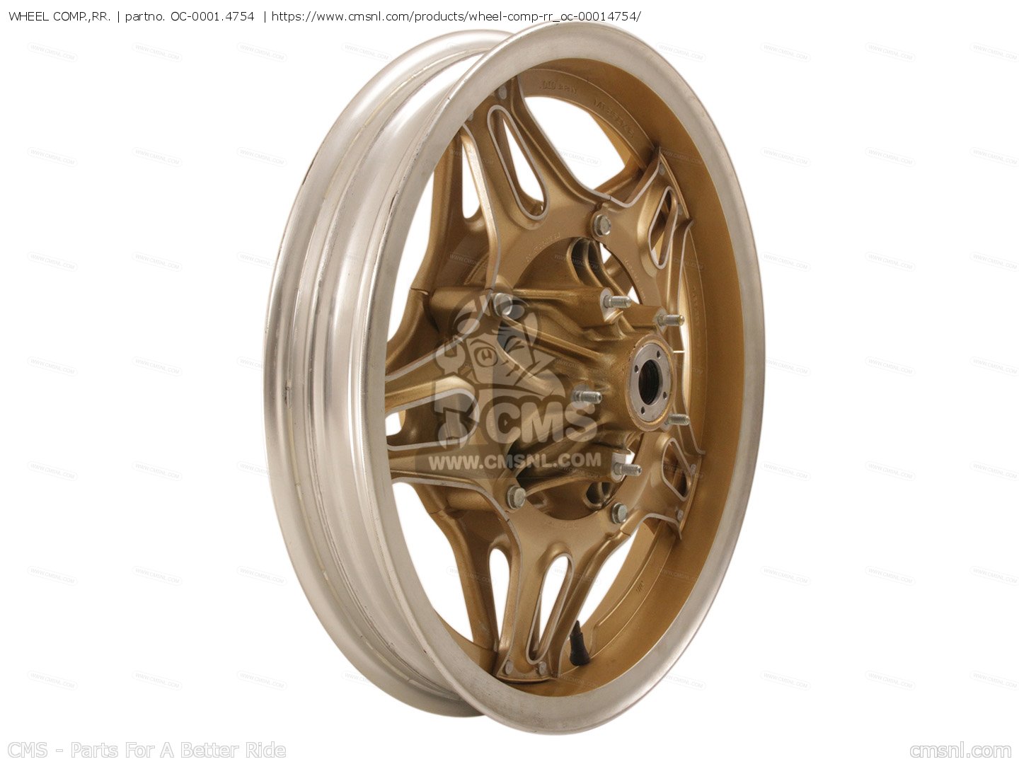 WHEEL COMP.,RR. for Honda - order at CMSNL