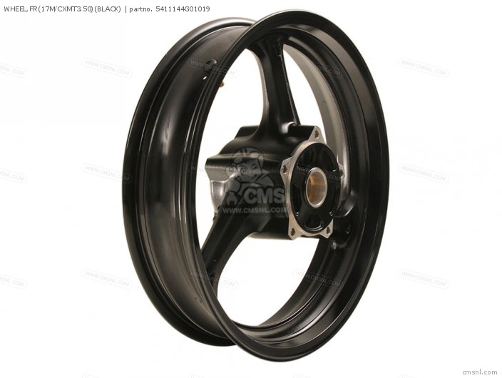 Suzuki WHEEL,FR(17M/CXMT3.50)(BLACK) 5411144G01019