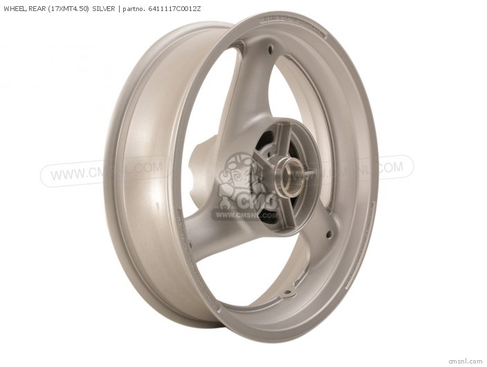 Suzuki WHEEL,REAR (17XMT4.50) SILVER 6411117C0012Z