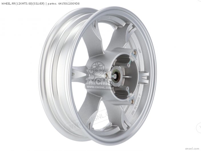 Suzuki WHEEL,RR(12XMT3.00)(SILVER) 6415012J00YD8