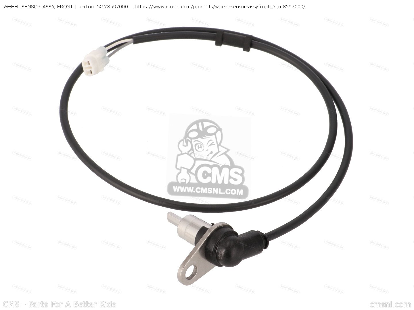 5GM8597000 Wheel Sensor Assy, Front Yamaha buy the 5GM859700000
