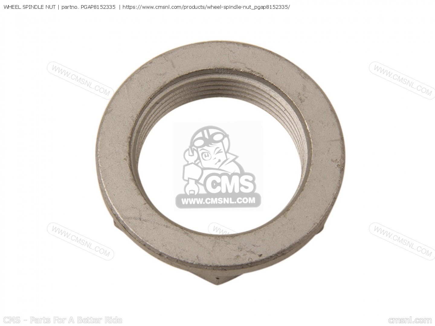 PGAP8152335 Wheel Spindle Nut Piaggio Group buy the AP8152335 at CMSNL