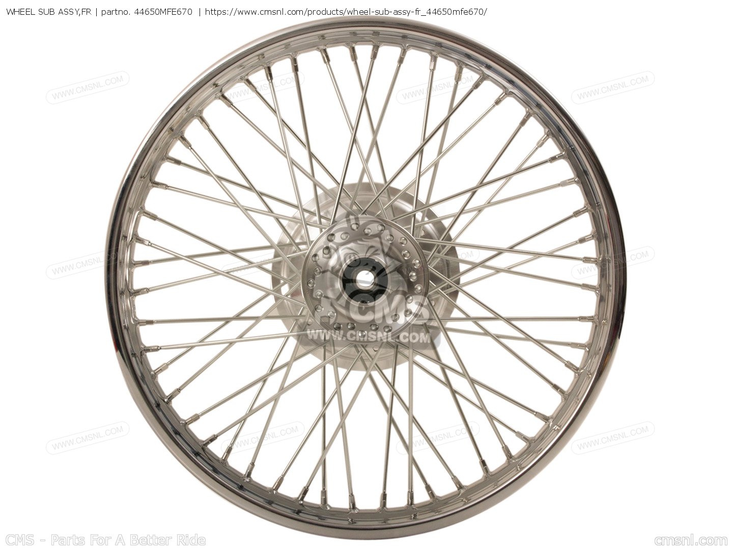 Wheel Sub Assembly 44650MFE670: WHEEL SUB ASSY,FR Honda - buy the 44650-MFE-670 at CMSNL