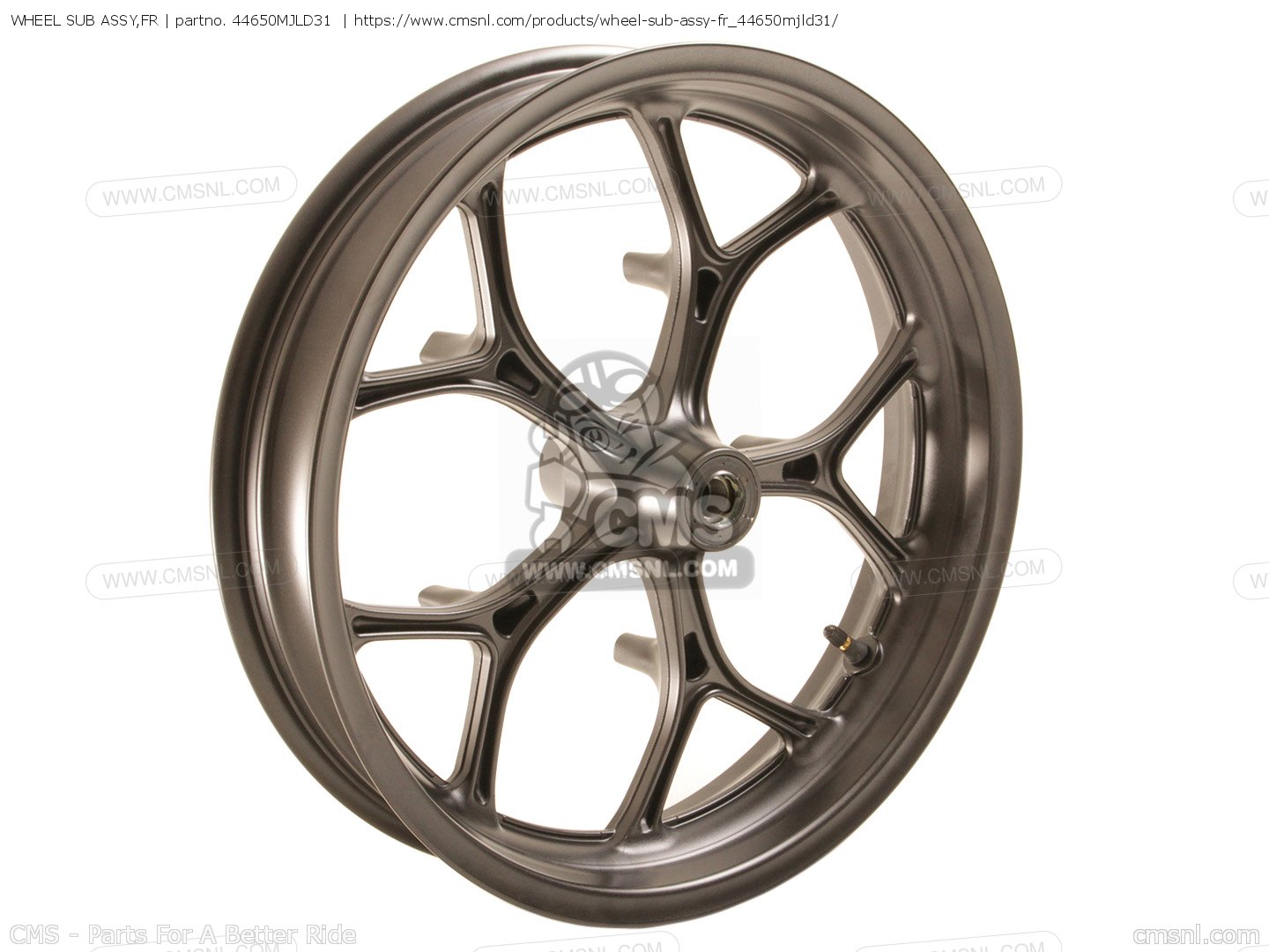 44650MJLD31: Wheel Sub Assy,fr Honda - buy the 44650-MJL-D31 at CMSNL