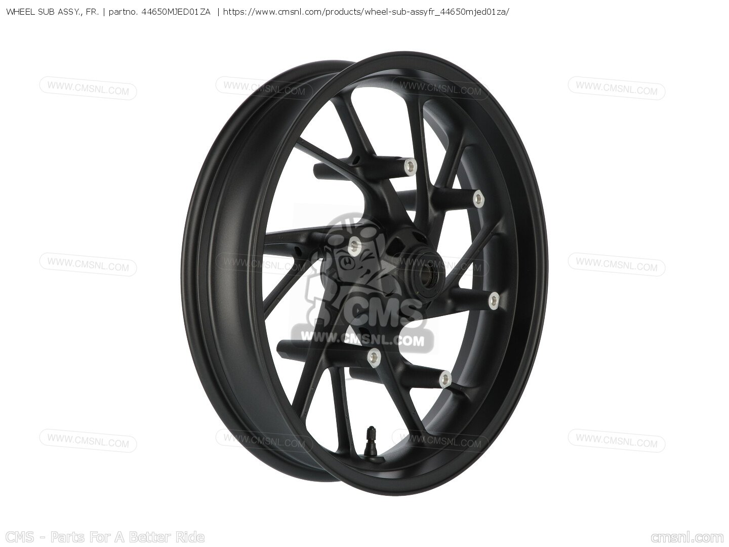 44650MJED01ZA: Wheel Sub *type1* Honda - buy the 44650-MJE-D01ZA