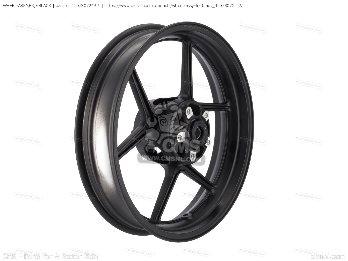 WHEEL-ASSY,FR,F.BLACK for Kawasaki - order at CMSNL