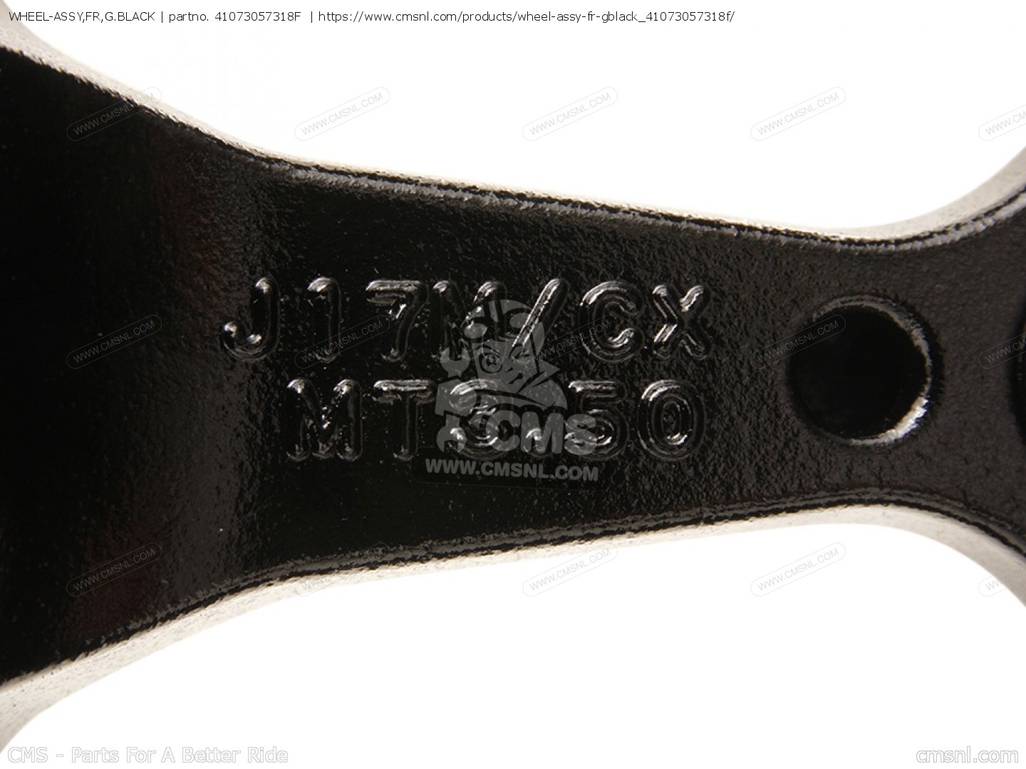 WHEEL-ASSY,FR,G.BLACK for Kawasaki - order at CMSNL