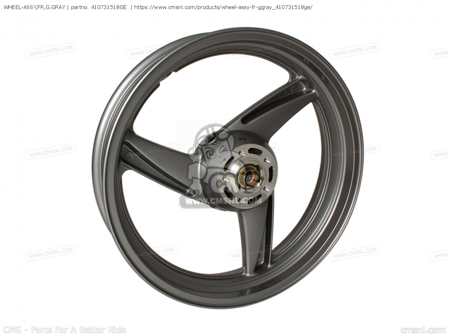 選ぶなら for WHEEL-ASSY,FR,G.GRAY Kawasaki CMSNL at order - 乳液・ミルク