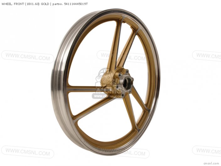 Suzuki WHEEL, FRONT (18X1.60) GOLD 541114445019T