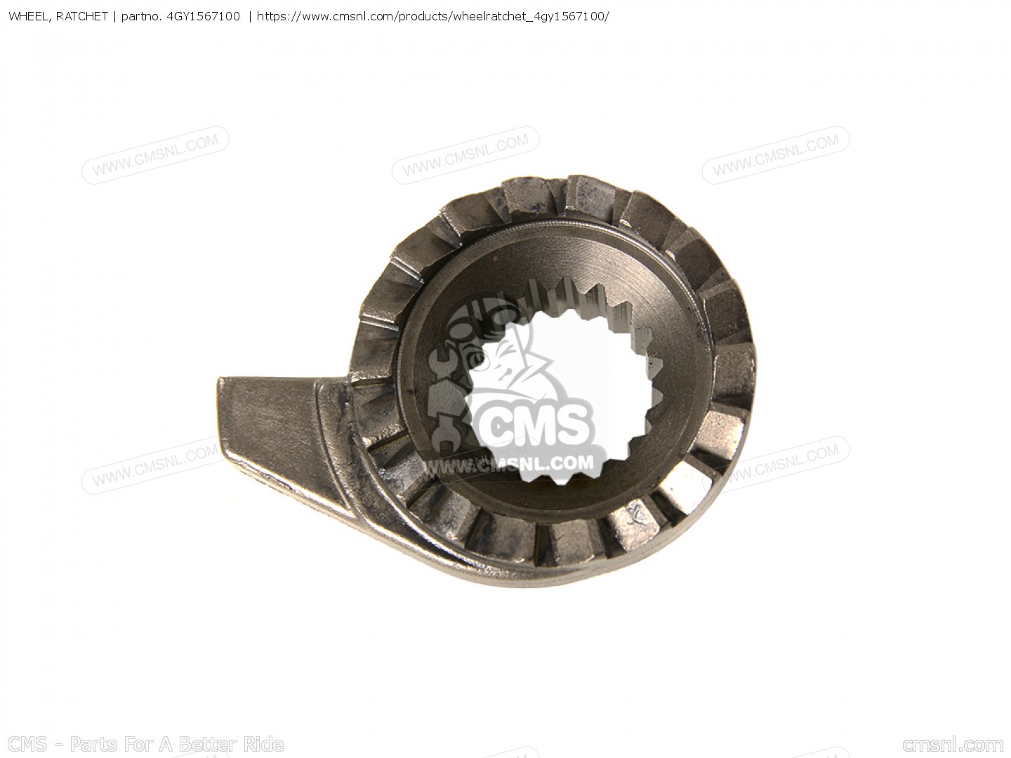 4GY1567100 Wheel, Ratchet Yamaha buy the 4GY156710000 at CMSNL