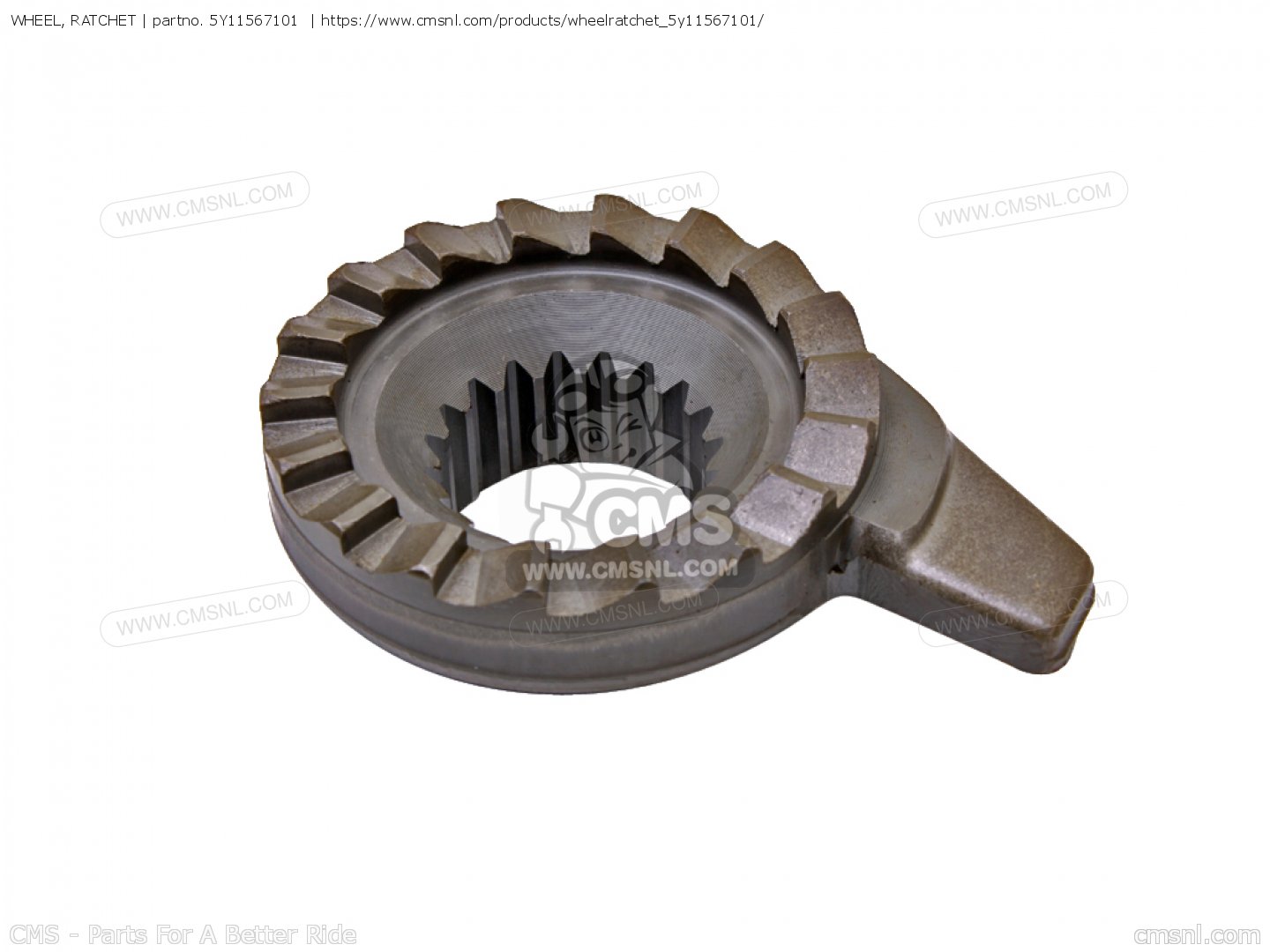 5Y11567101: Wheel, Ratchet Yamaha - buy the 5Y1-15671-01-00 at CMSNL