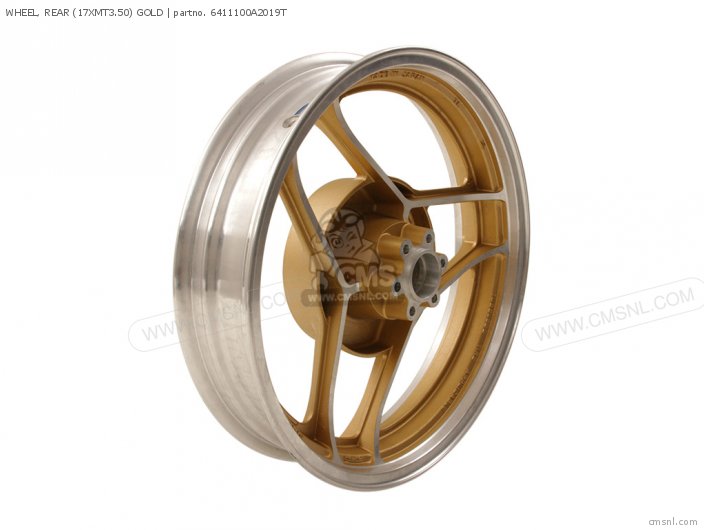 Wheel, Rear (17xmt3.50) Gold photo