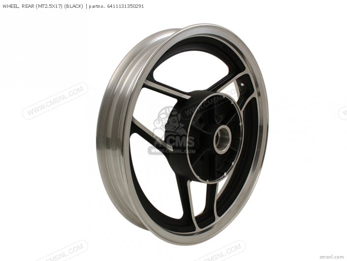 Suzuki WHEEL, REAR (MT2.5X17) (BLACK) 6411131350291