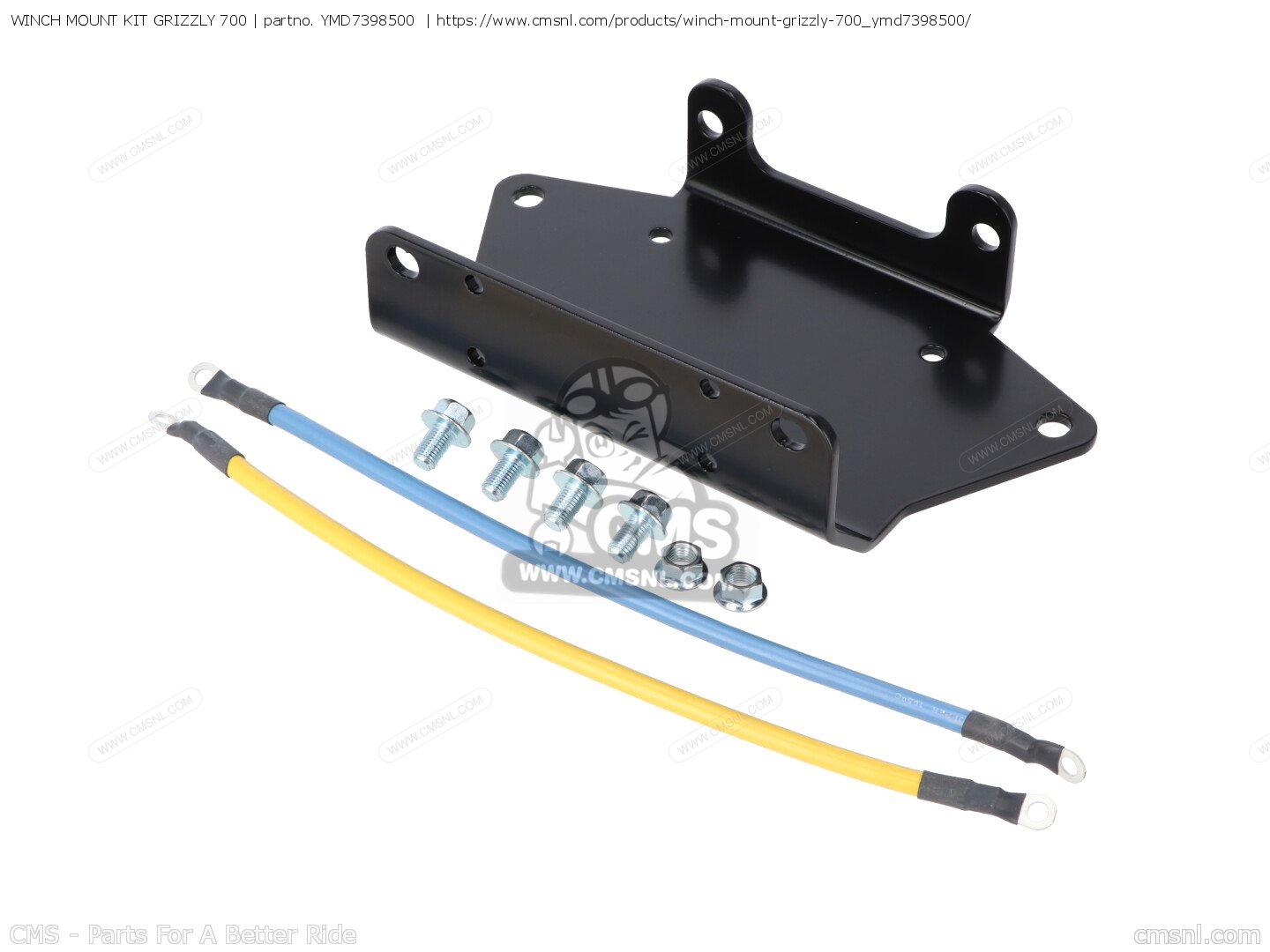 YMD7398500 Winch Mount Kit Grizzly 700 Yamaha buy the YMD7398500