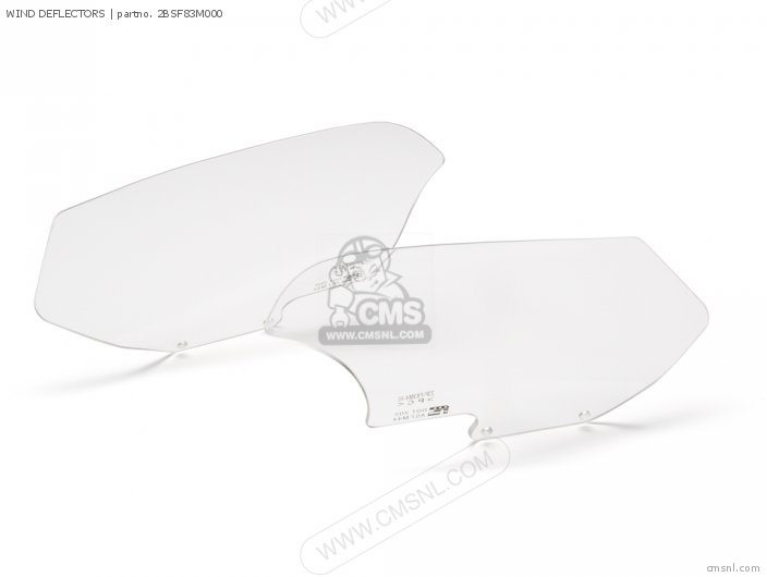 2BSF83M000 Wind Deflectors Yamaha buy the 2BSF83M00000 at CMSNL