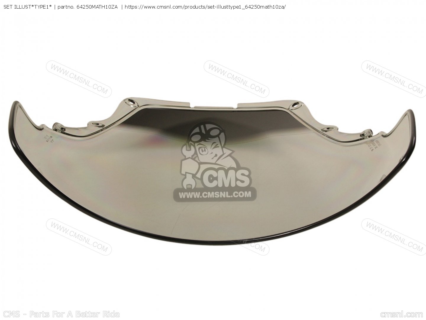 64250MATH10ZA: WINDSCREEN SET (WL) Honda - buy the 64250-MAT-H10ZA at CMSNL