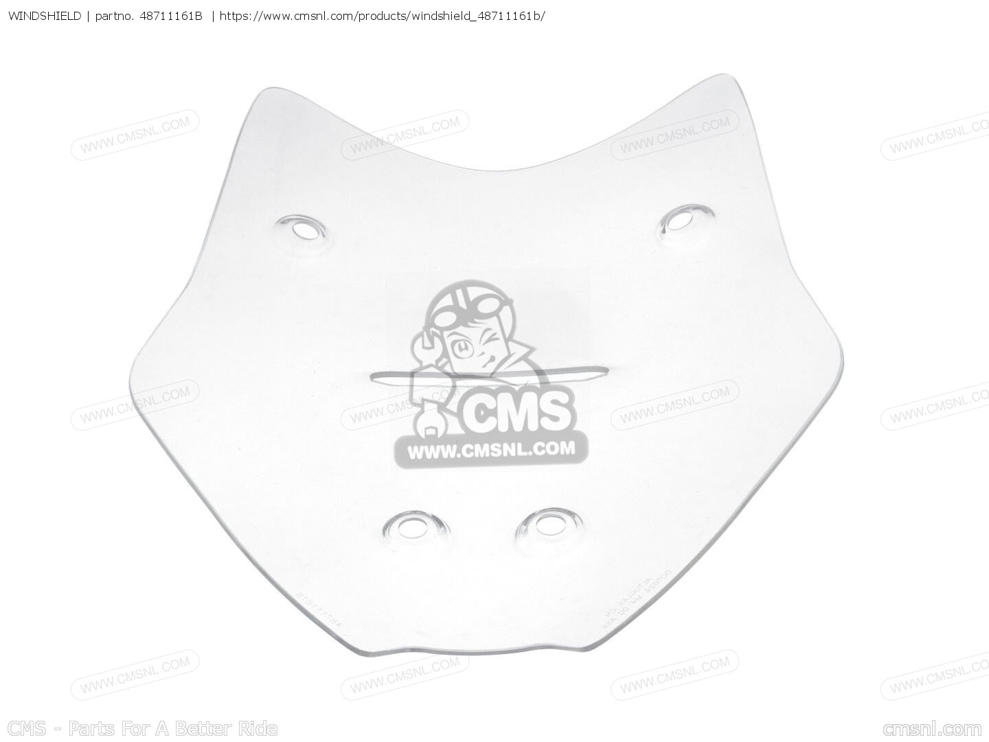 48711161B: Windshield Ducati - buy the 48711161B at CMSNL