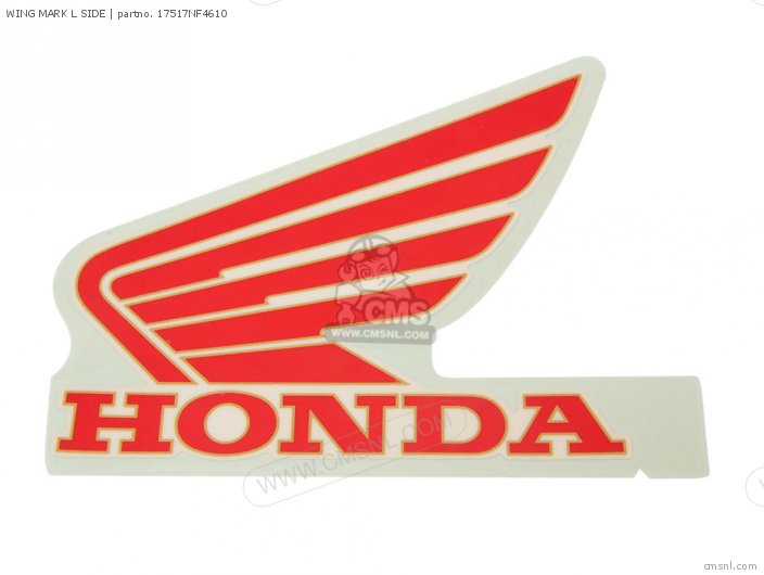 Honda WING MARK L SIDE 17517NF4610