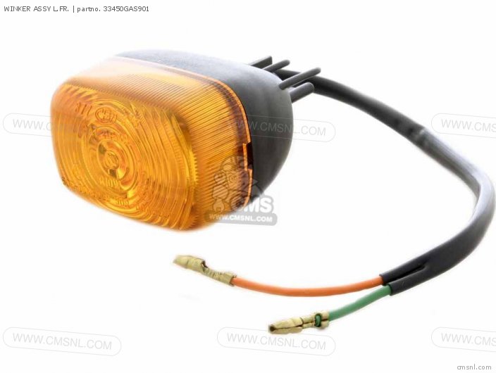 Honda WINKER ASSY L.FR. 33450GAS901 Honda WINKER ASSY L.FR. 33450GAS901
