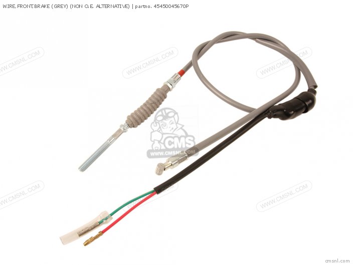 Honda WIRE,FRONT,BRAKE (GREY) (NON O.E. ALTERNATIVE) 45450045670P