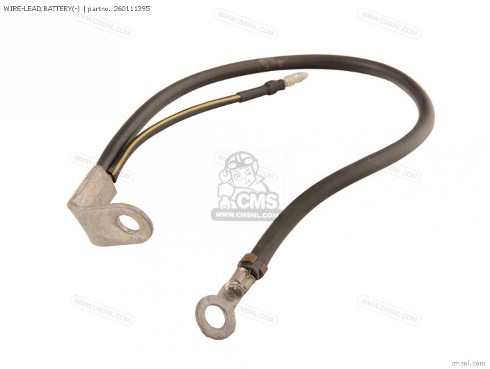 Kawasaki WIRE-LEAD,BATTERY(-) 260111395