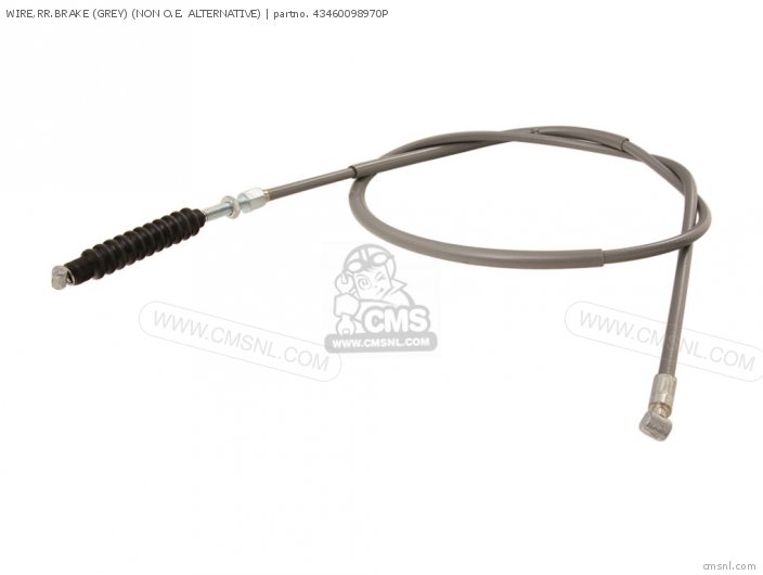 Honda WIRE,RR.BRAKE (GREY) (NON O.E. ALTERNATIVE) 43460098970P