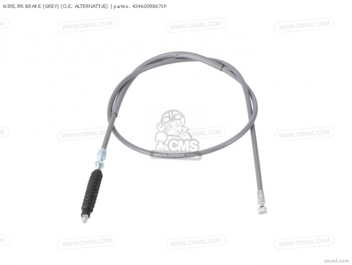 Honda WIRE,RR.BRAKE (GREY) (O.E. ALTERNATIVE) 43460098671P