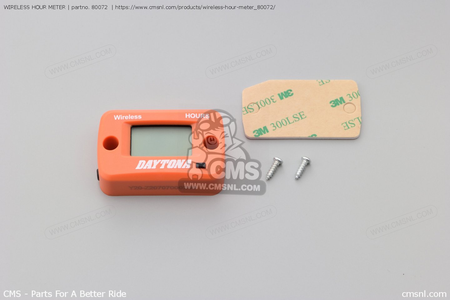 80072 Wireless Hour Meter Daytona buy the 80072 at CMSNL