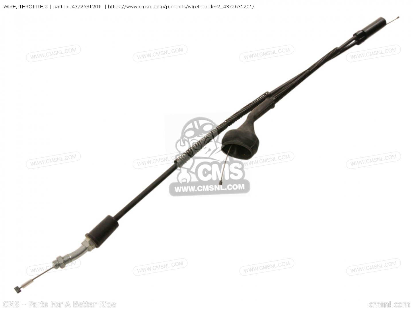 WIRE, THROTTLE 2 for DT100 1975 USA - order at CMSNL