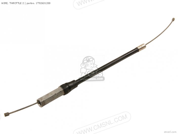 Yamaha WIRE, THROTTLE 2 1T92631200 Yamaha WIRE, THROTTLE 2 1T92631200