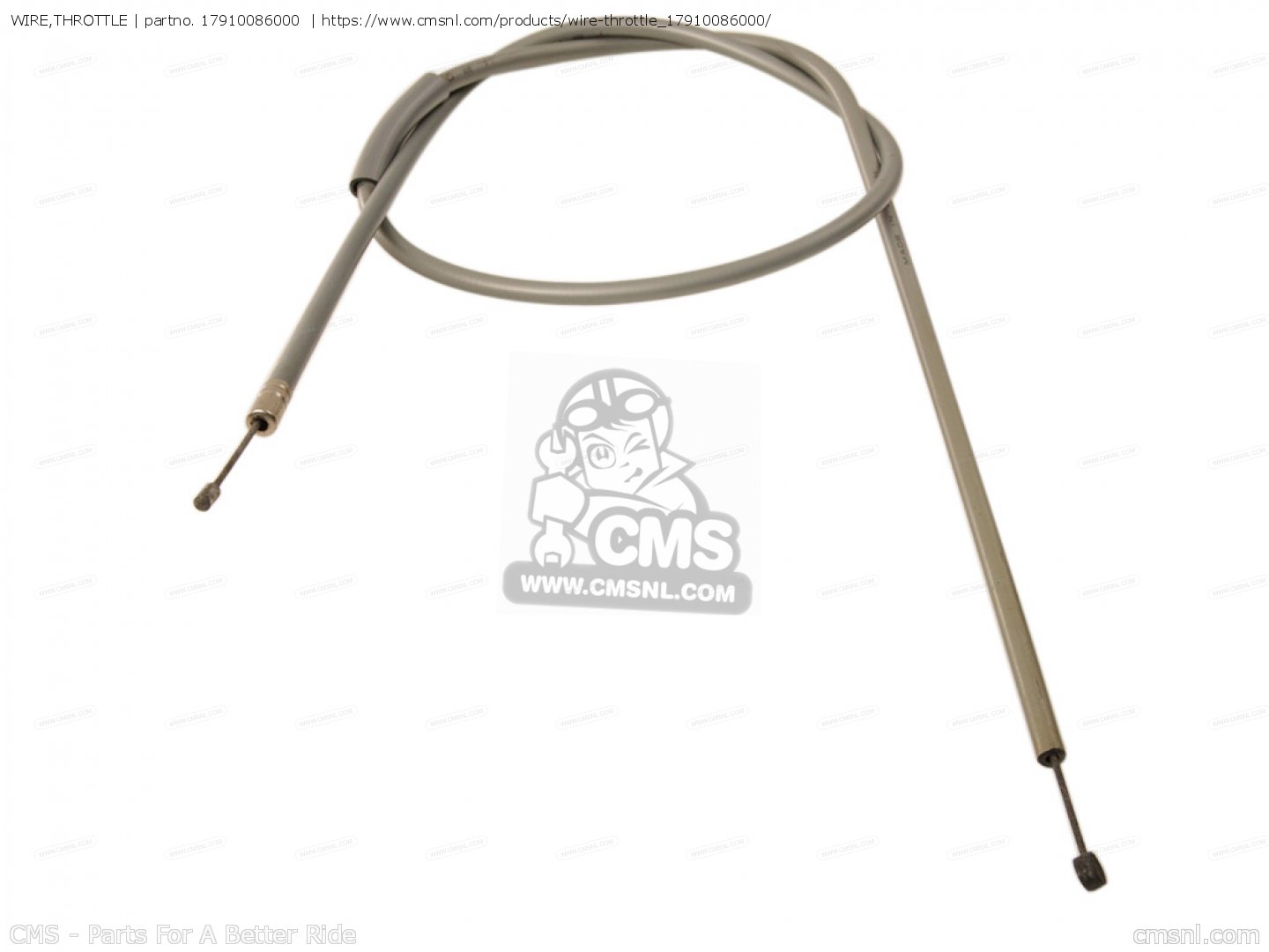 17910086000 Wire,throttle Honda buy the 17910086000 at CMSNL