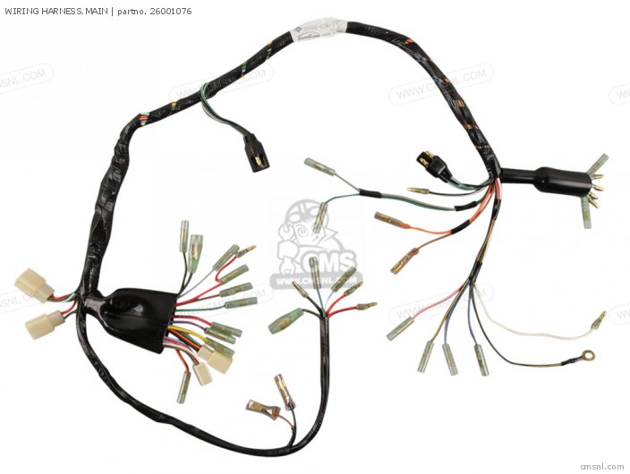 Kawasaki WIRING HARNESS,MAIN 26001076 Kawasaki WIRING HARNESS,MAIN 26001076